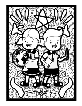 Mindfulness back to school coloring pages printable coloring sheets pdf