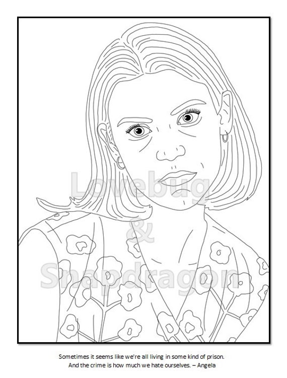 My so called life coloring book instant print digital pdf file travel activity rainy day activity art therapy coloring page