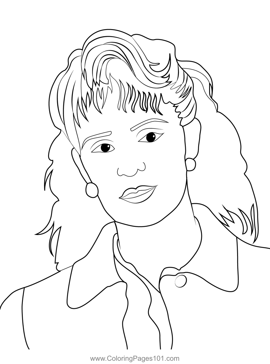 Susan hargrove stranger things coloring page for kids