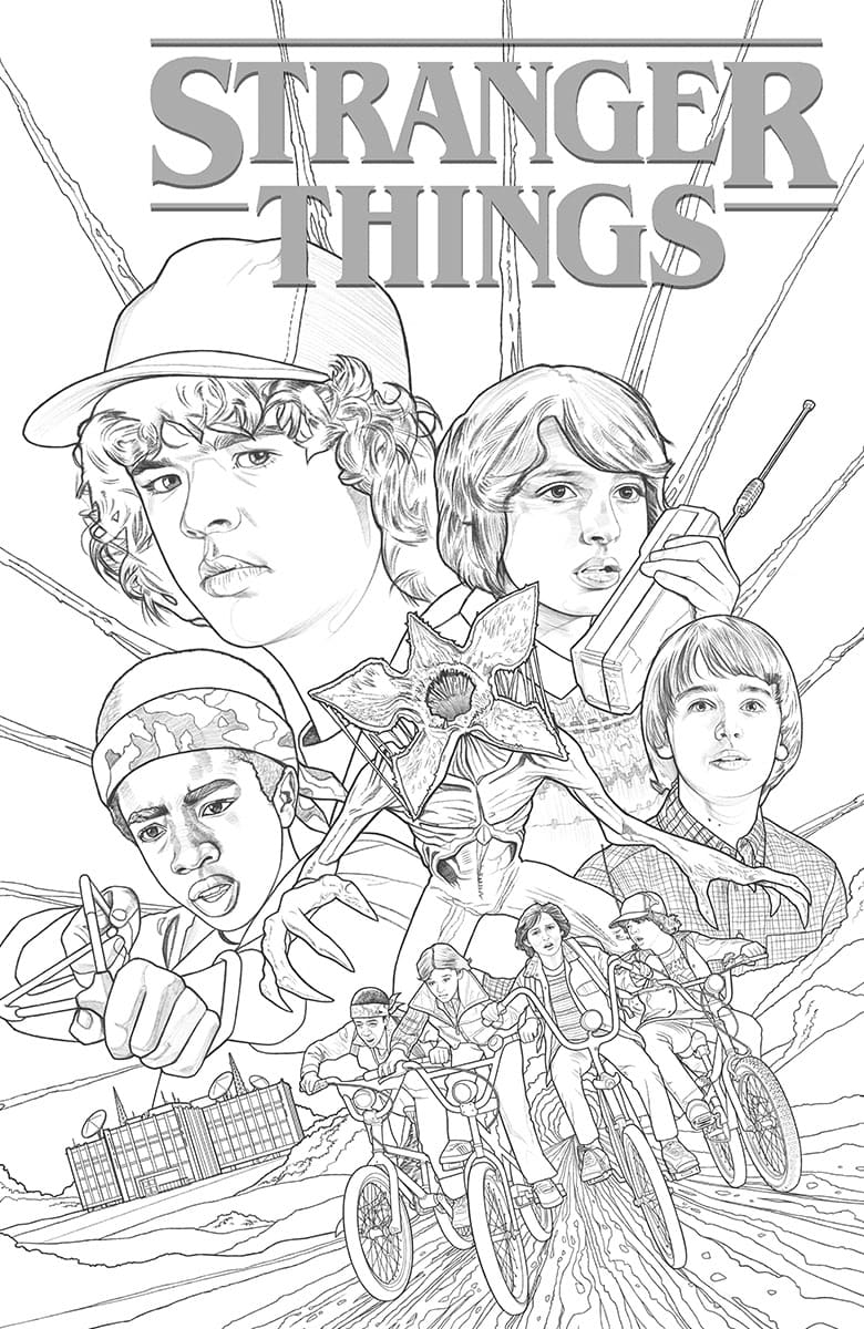 Stranger things coloring pages top collection print for free