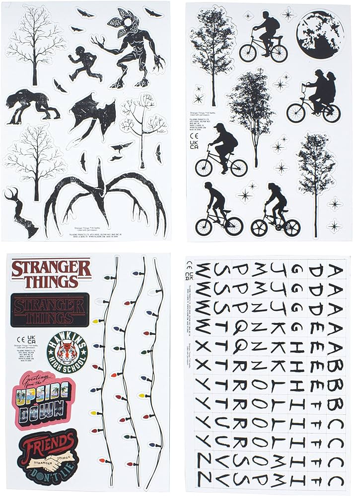 Paladone stranger things fridge magnets set of magnets officially licensed stranger things merchandise gifts and home decor home kitchen