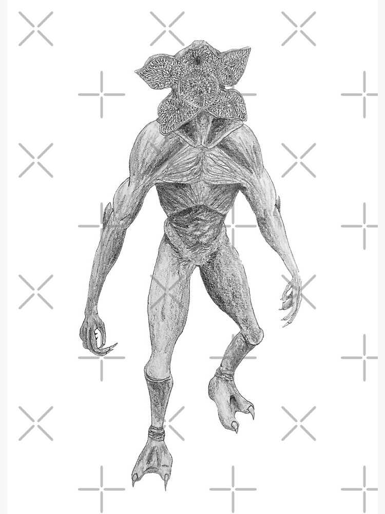 Demogorgon art board print for sale by fanform