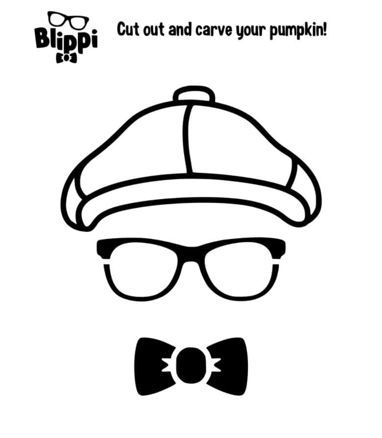 Blippi coloring pages