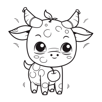 Strawberry cow drawing png transparent images free download vector files