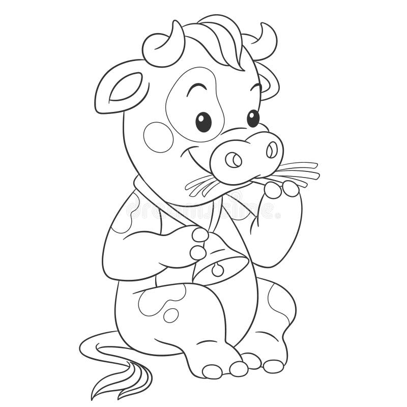 Cow colouring drawing stock illustrations â cow colouring drawing stock illustrations vectors clipart