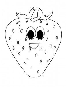 Strawberry colorg page meyve yazdärälabilir renkli sayfalar mandala boyama sayfalarä