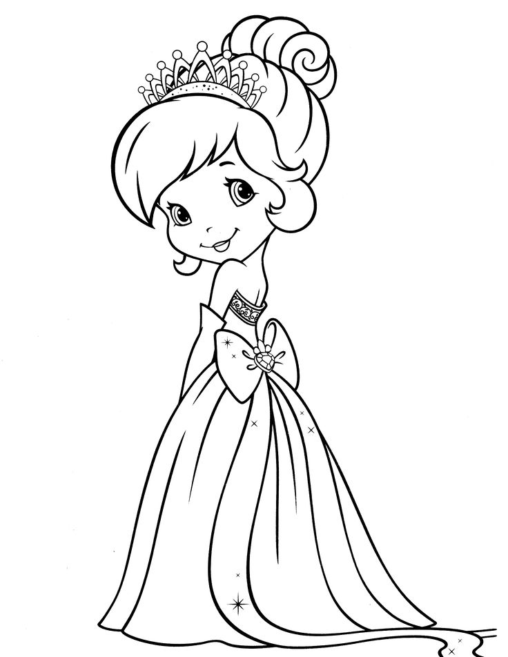 Princess coloring pages strawberry shortcake coloring pages disney coloring pages