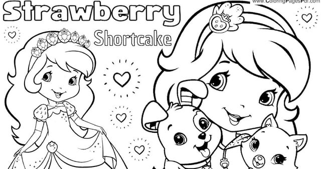 Strawberry shortcake coloring pages pdf rcoloringpagespdf