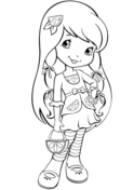 Strawberry shortcake coloring pages free coloring pages