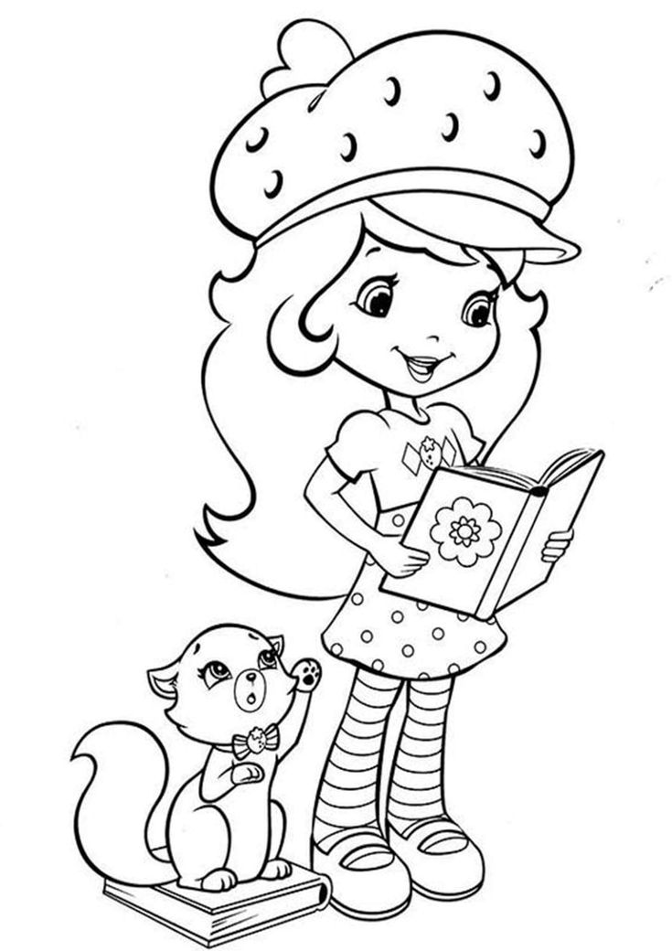 Free easy to print strawberry shortcake coloring pages strawberry shortcake coloring pages coloring pages coloring books