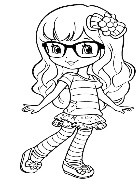 Strawberry shortcake coloring book strawberry shortcake pictures to print for childrens coloring books for boys girls