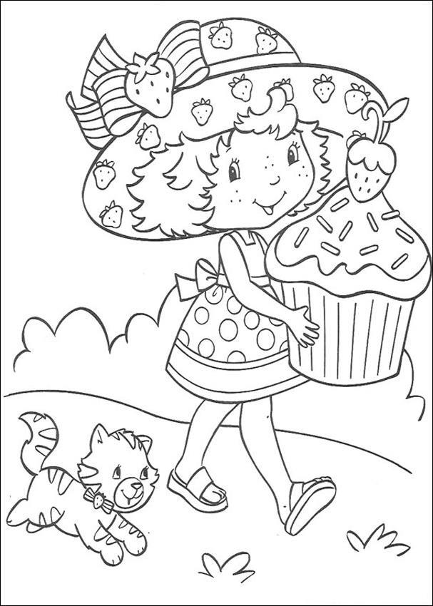 Cool strawberry shortcake coloring page rcoolcoloringpages