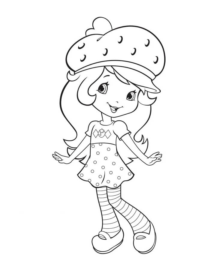 Strawberry shortcake coloring pages free personalizable coloring pages
