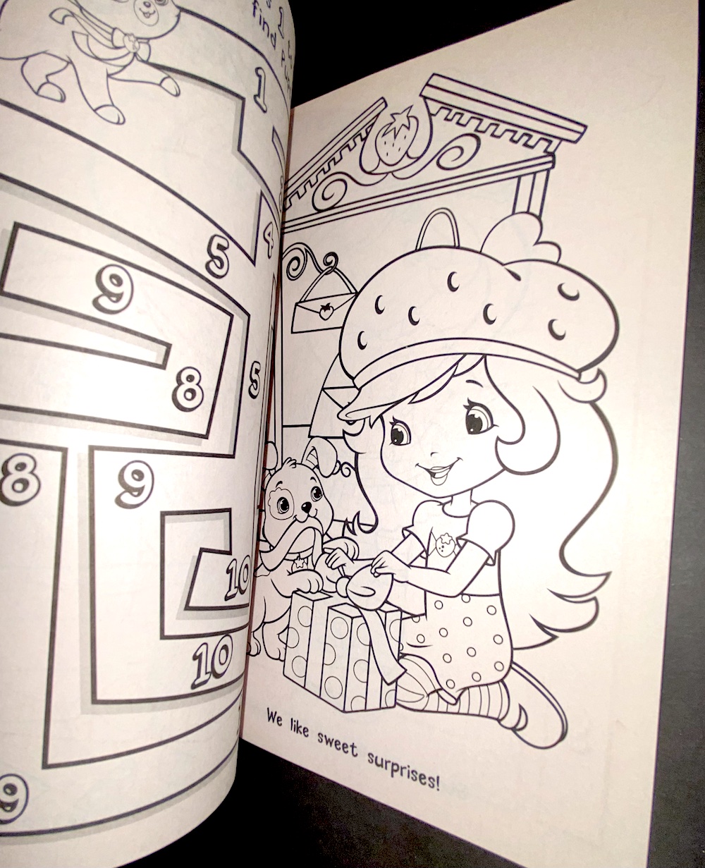 Strawberry shortcake coloring activity book sweet style