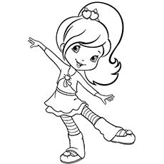 Top free printable strawberry shortcake coloring pages online