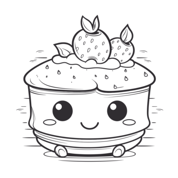 Strawberry shortcake drawing png transparent images free download vector files