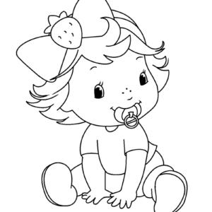 Strawberry shortcake coloring pages printable for free download
