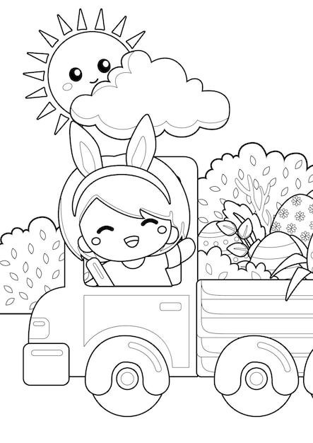 Page coloring pages food images