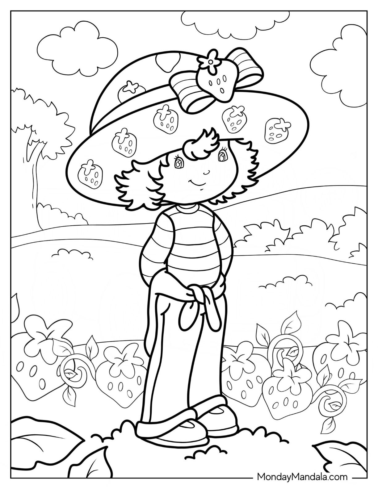 Strawberry shortcake coloring pag free pdf printabl in strawberry shortcake coloring pag coloring pag strawberry shortcake