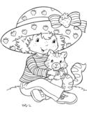 Strawberry shortcake coloring pages free coloring pages