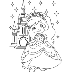 Strawberry shortcake coloring pages printable for free download