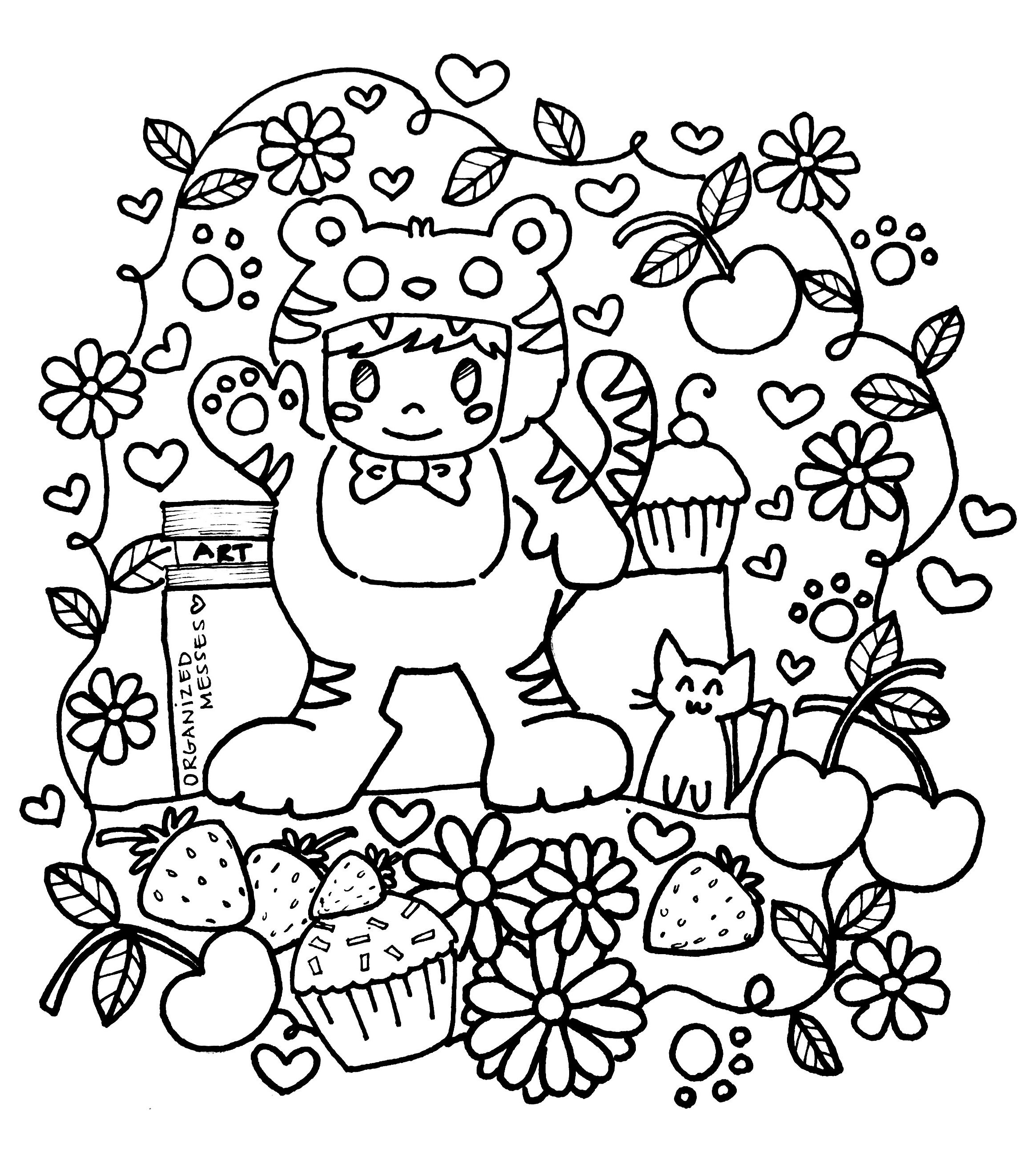 Coloring pages printables â organized messes