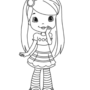 Strawberry shortcake coloring pages printable for free download