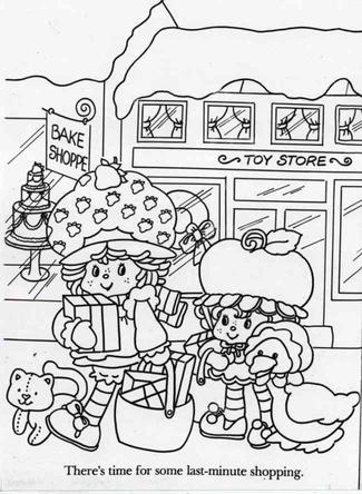 Strawberry shortcake coloring pages