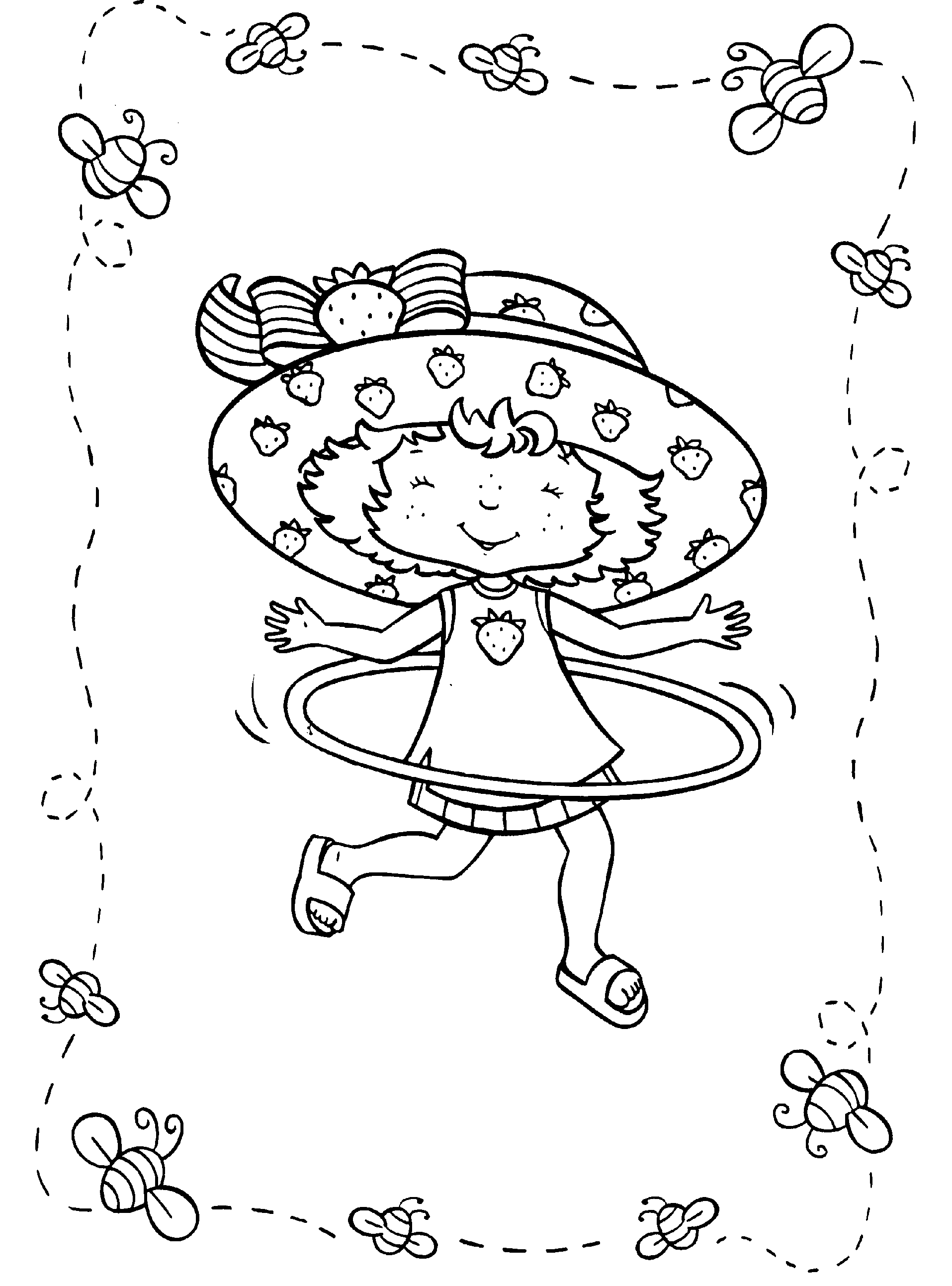 Strawberry shortcake coloring pages