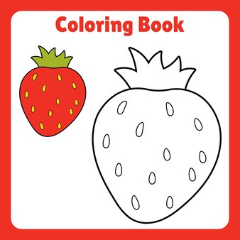 Page strawberry free coloring page images