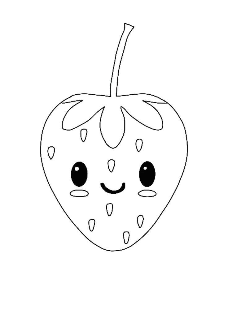 Kawaii strawberry coloring page coloring pages pokemon coloring free printable coloring