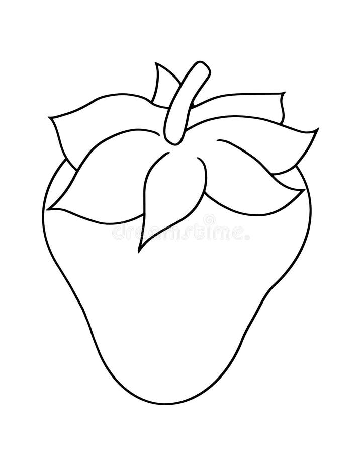 Coloring strawberries stock illustrations â coloring strawberries stock illustrations vectors clipart