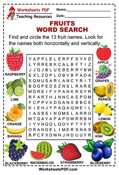 Fruits word search english conversation for kids word puzzles for kids english lessons for kids