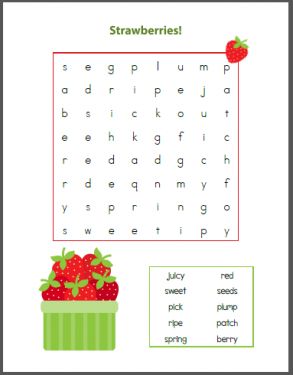 Strawberry worksheets for kindergarten and first grade kindergarten kindergarten worksheets preschool food