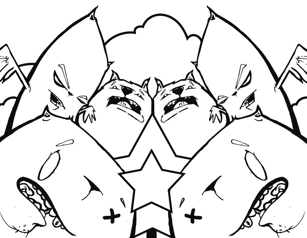 Street cats graffiti coloring page this is the final rendeâ