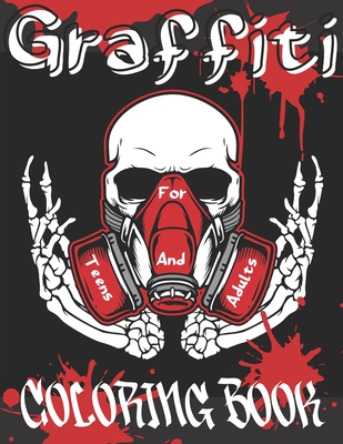Graffiti coloring book for kids and adults unique colouring pages for all levels street art coloring books stress relief paperback boswell book pany