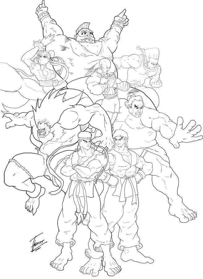 Street fighter lines by toneyhadnotjr on
