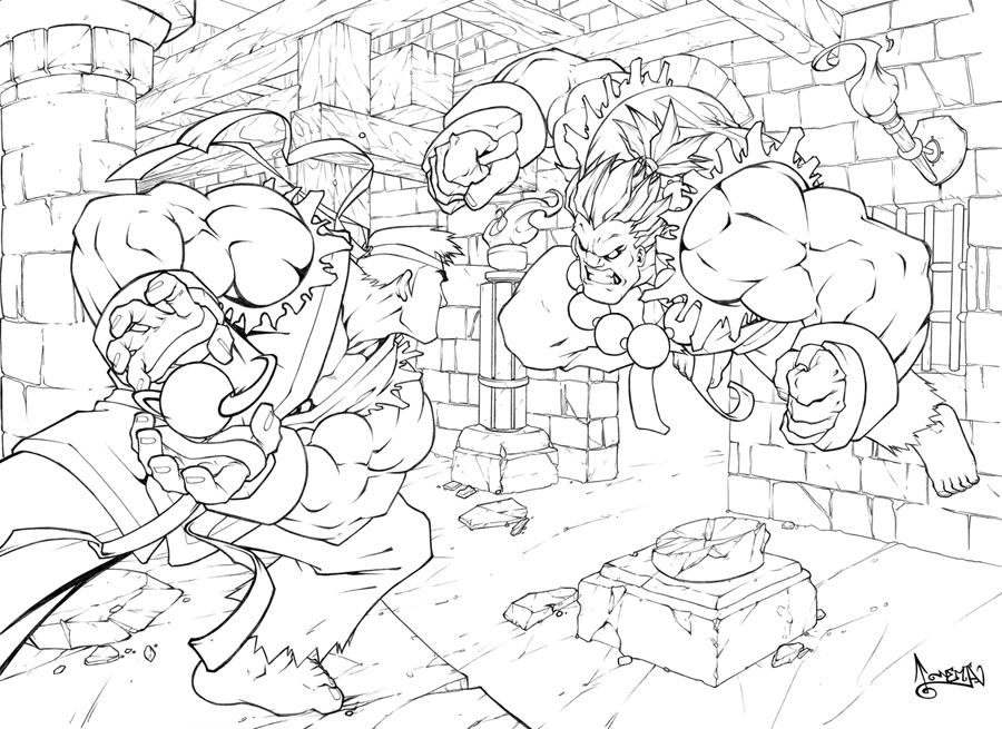 Street fighter alpha by carlosgomezartist on