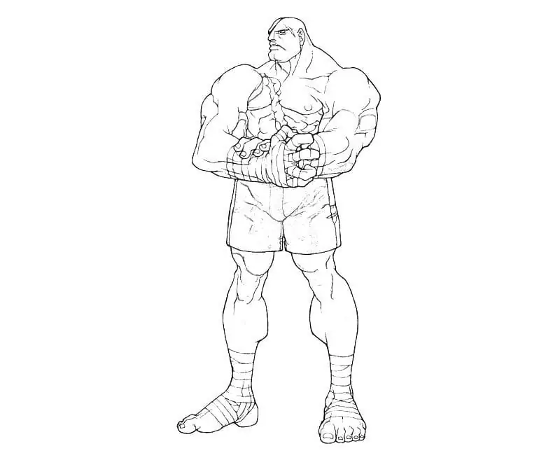Street fighter malvorlagen