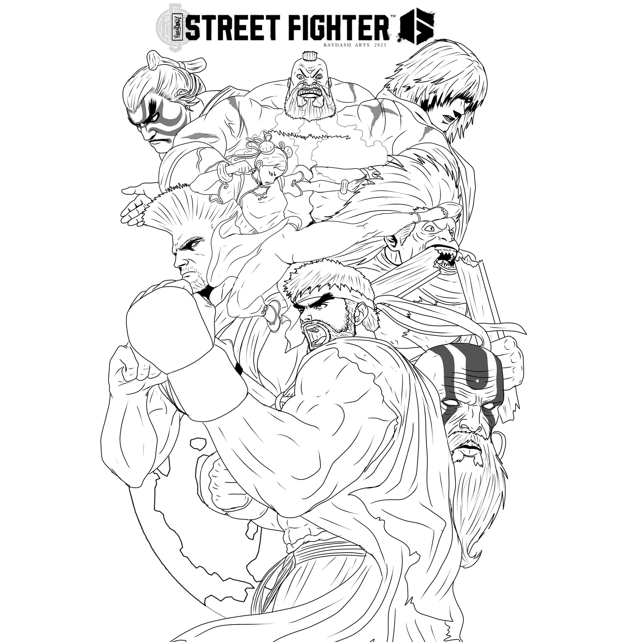 Raydash on x street fighter world warrior line art wip streetfighter streetfighter streetfighter streetfightertheworldwarrior streetfightertheworldwarriors cap fighting fightinggame arcadegame raydasharts digitalillustration
