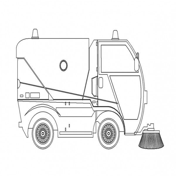 Street sweeper free cads