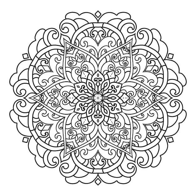 Premium vector mandalas for coloring book color pages anti