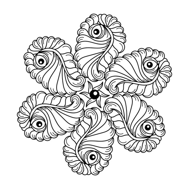 Antistress coloring book free stock vectors