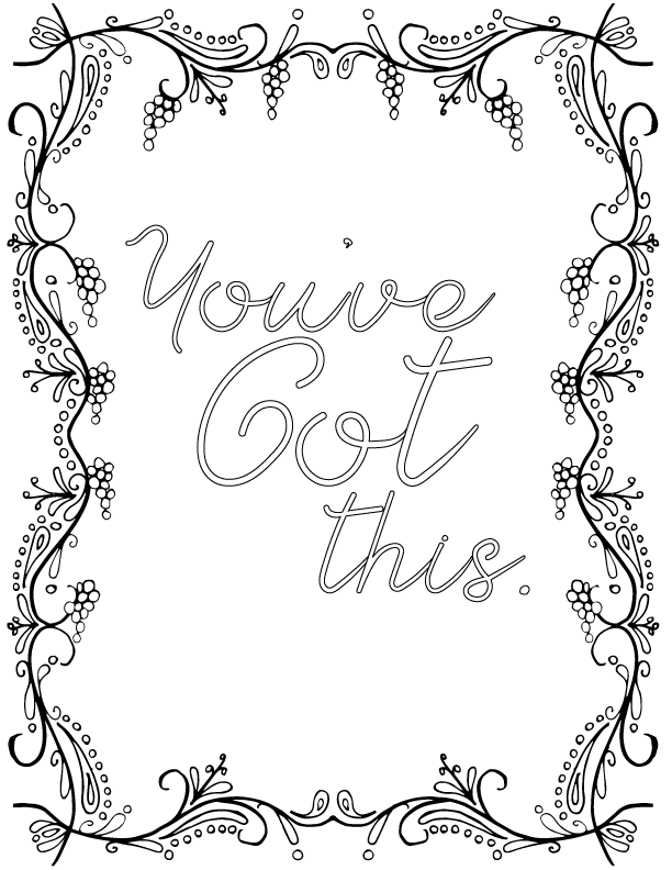 Anti stress coloring book for adults moms and crafters