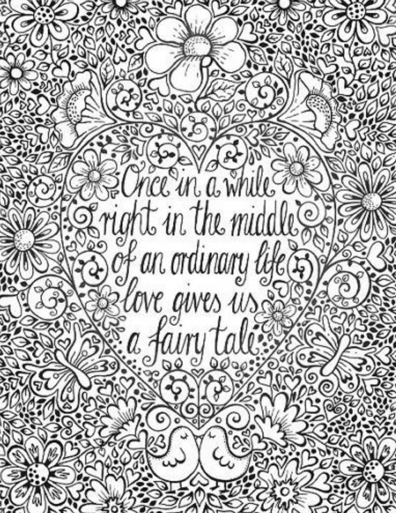 Page anxiety stress relief coloring book for adults digital download