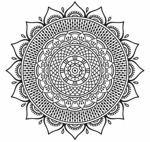 Free printable mandala coloring pages the mindful word