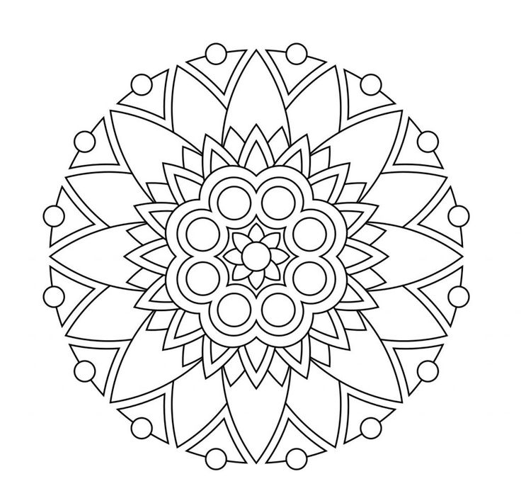 Printable coloring pages mandala coloring pages mandala coloring abstract coloring pages