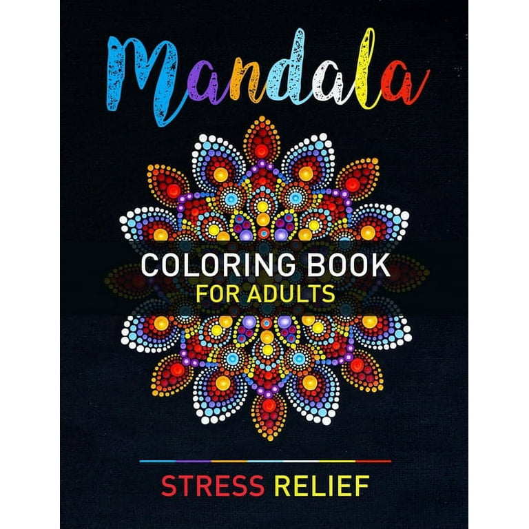 Mandala coloring book for adults stress relief awesome mandala for adults simple coloring book for meditation adult mandala coloring pages for meditation and happiness stress relieving mandala designs for adults relaxation