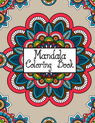Mandala coloring book stress relieving mandala coloring book for adults relaxation