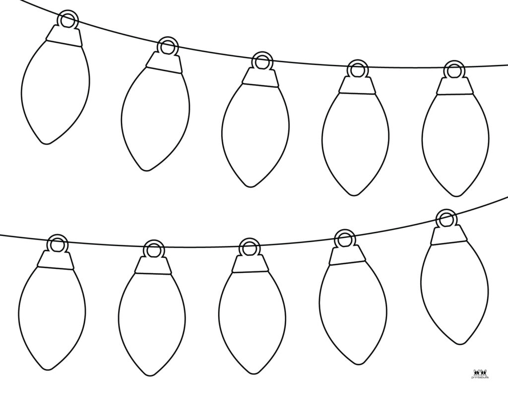 Christmas light templates
